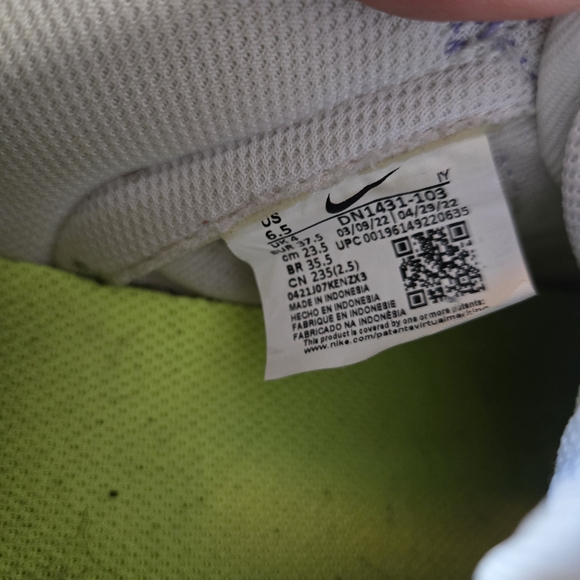 Nike Dunk Low Next Nature Lilac White Volt DN1431-103 Womens Size 6.5 - Picture 10 of 12